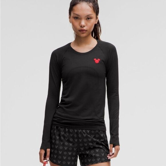 Disney x lululemon Swiftly Tech Long-Sleeve Shirt 2.0 Hip Length brand new tags - Picture 2 of 8